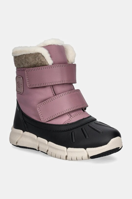 Geox buty zimowe dziecięce FLEXYPER AB syntetyczny różowy J46APC.054FU.28.35