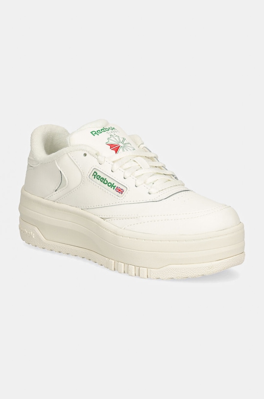 Reebok Classic sneakersy skórzane dziecięce CLUB C EXTRA syntetyczny biały 100208011