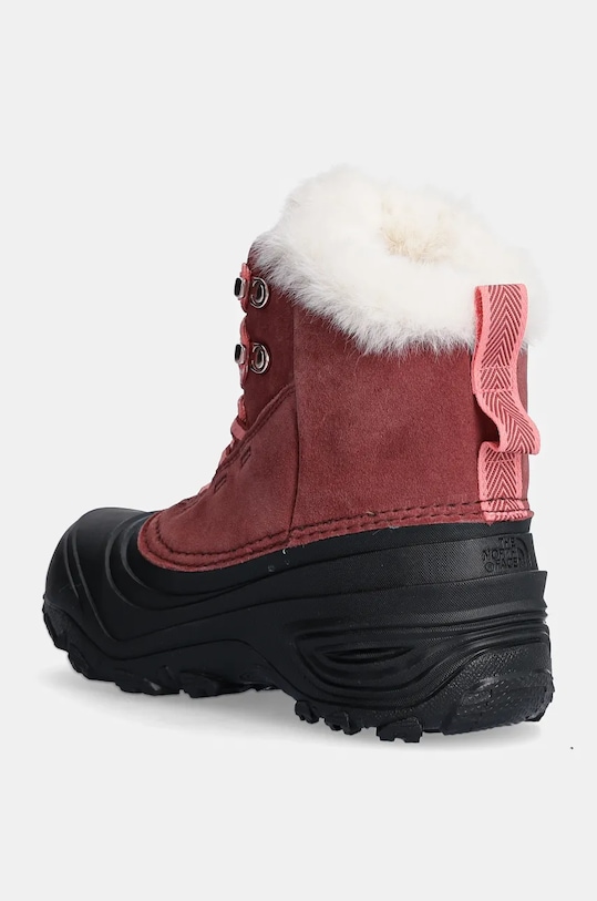 Fete The North Face cizme de iarna copii SHELLISTA V LACE WP NF0A7W5X7I01 burgundia