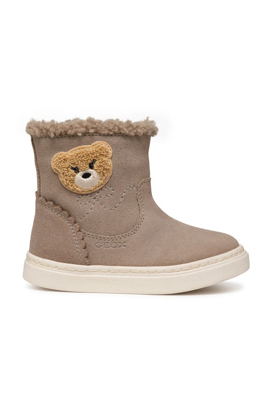 Geox scarpe invernali in pelle scamosciata bambino/a NASHIK B463HA.00022.20.23 beige AW24