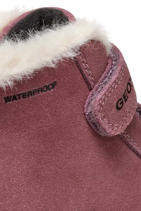 Geox buty zimowe zamszowe dziecięce NASHIK WPF fioletowy B465XA.00077.24.27