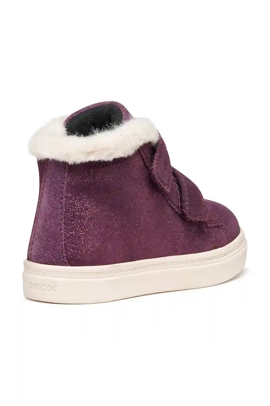 Fete Geox cizme de iarnă pentru copii din piele întoarsă NASHIK WPF B465XA.00077.24.27 violet