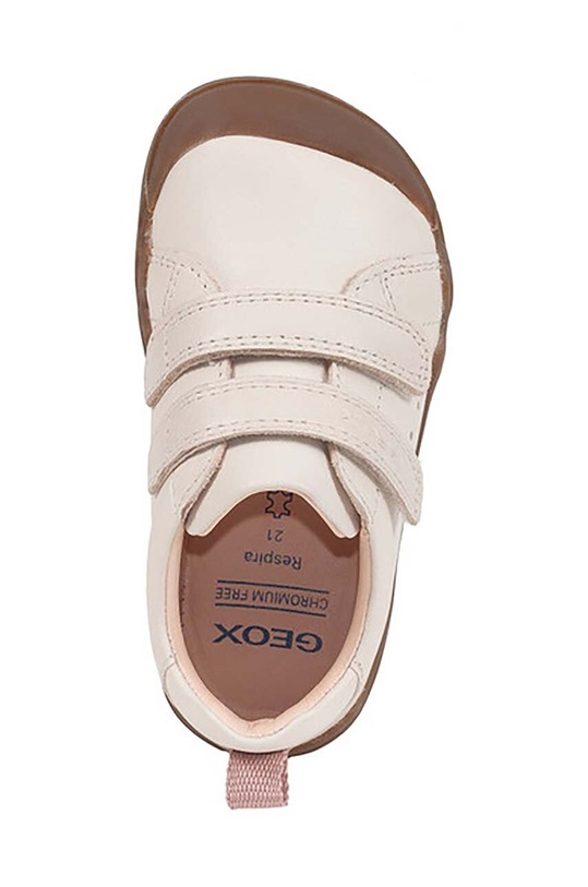 Geox półbuty skórzane dziecięce STEPPIEUP B4663A.00085. biały