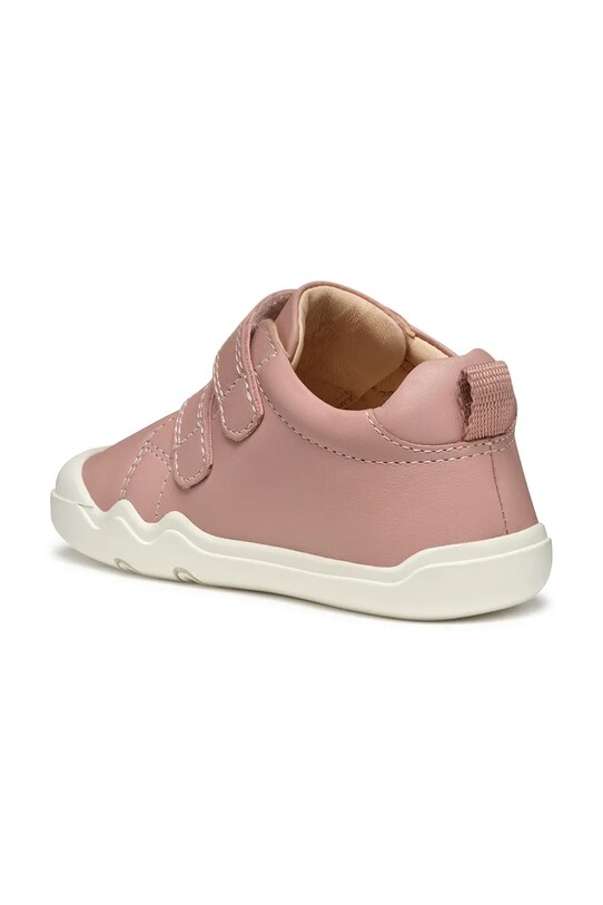 Geox incaltaminte din piele pentru copii STEPPIEUP roz B4663A.00085.