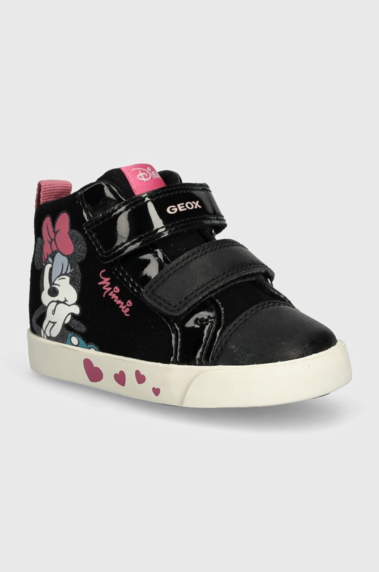 Geox sneakersy dziecięce KILWI tekstylny czarny B46D5B.022HH.20.23