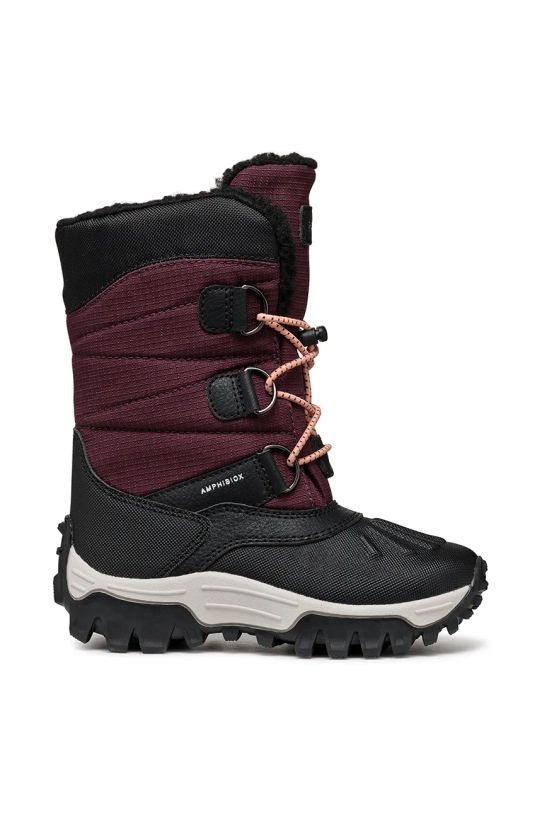 Dječje čizme za snijeg Geox HIMALAYA AB J46FTA.0FU50.28.35 bordo AW24