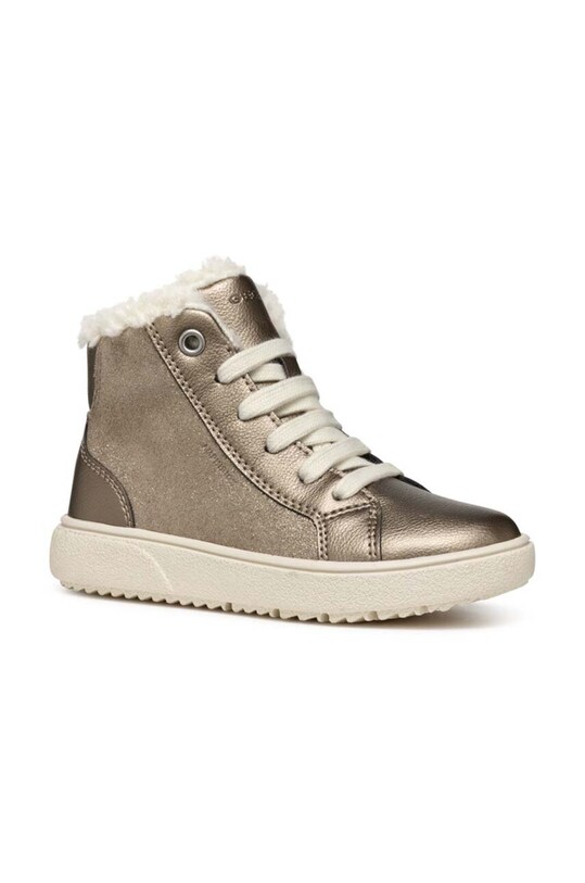 Geox cizme de iarna pentru copii THELEVEN AB cu snur bej J46HTA.077BC.36.39