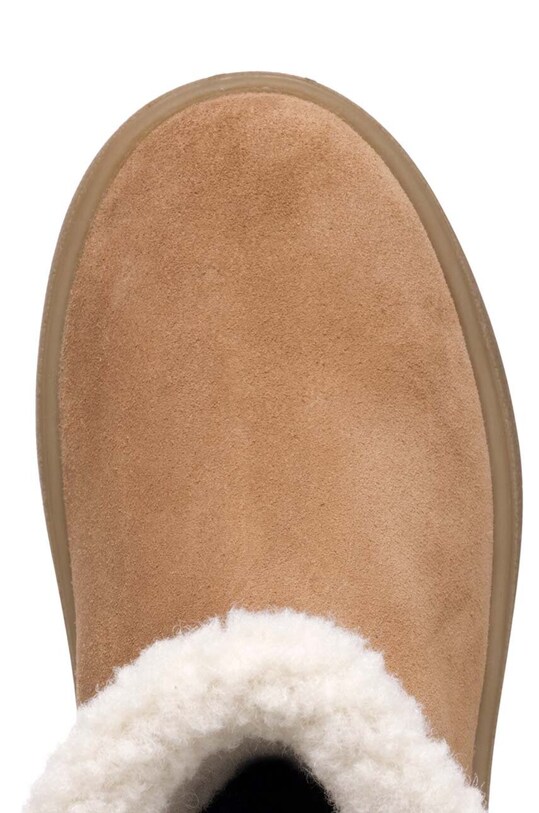 Dětské semišové zimní boty Geox THELEVEN WPF J46HYA.00022.24.27 hnědá