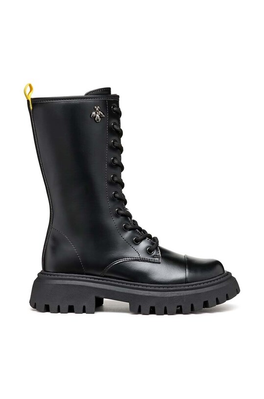 Detské workery Geox MAQUINNENS J46M6C.000CN.36.40 čierna AW24