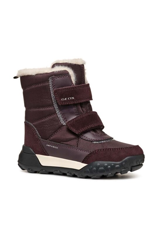 Geox cizme de iarna copii TREKKYUP AB imitatie de piele burgundia J46M7E.0FU22.24.27