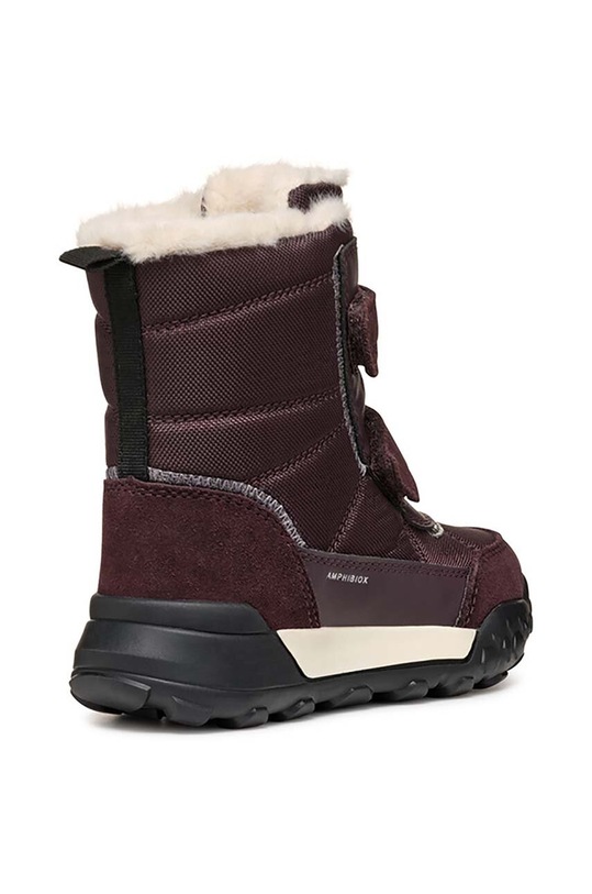 Dziewczynka Geox śniegowce dziecięce TREKKYUP AB J46M7E.0FU22.24.27 bordowy