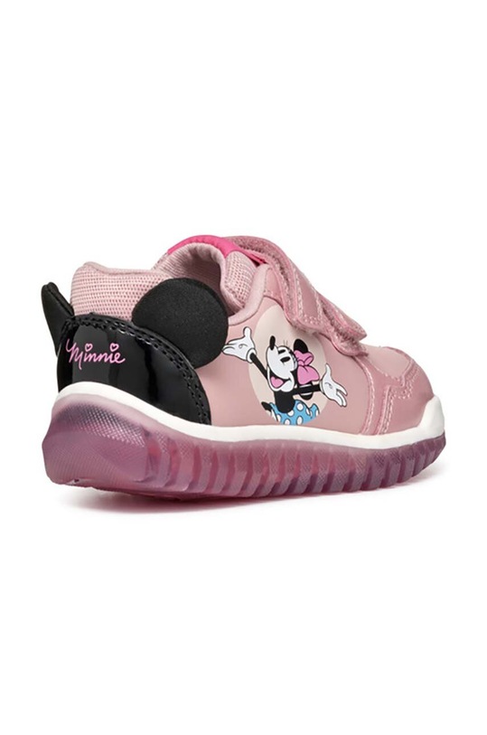 Dziewczynka Geox sneakersy dziecięce x Disney B4661B.0AJ02. różowy