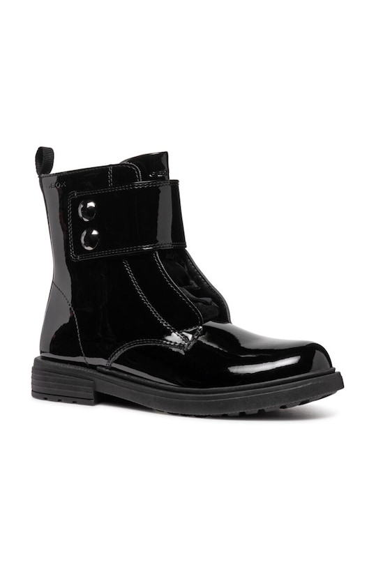 Dětské boty Geox ECLAIR imitace kůže černá J469QE.000HH.32.35