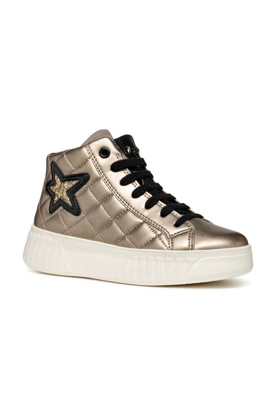 Geox sneakersy dziecięce MIKIROSHI imitacja skóry licowej beżowy J46DVA.000NF.36.39