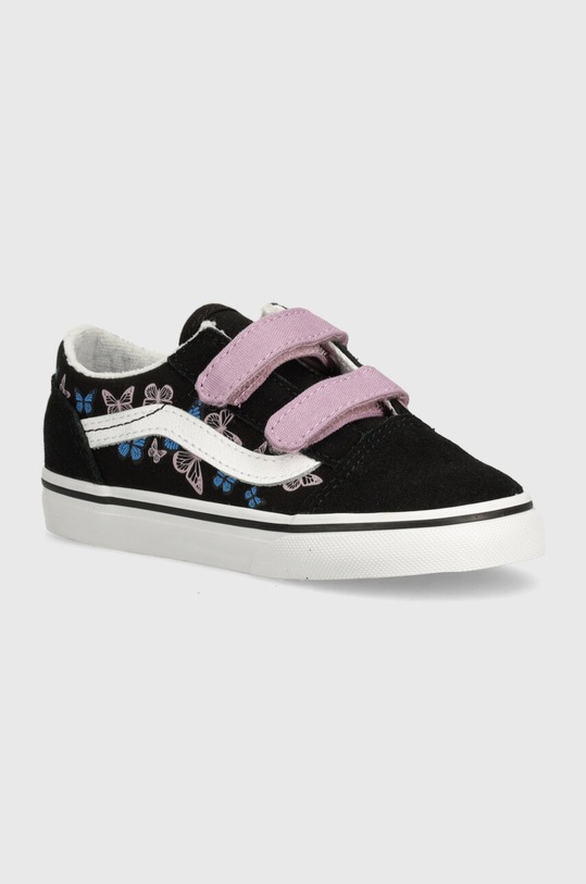 Vans tenisi copii Old Skool piele întoarsă violet VN0009RCBML1