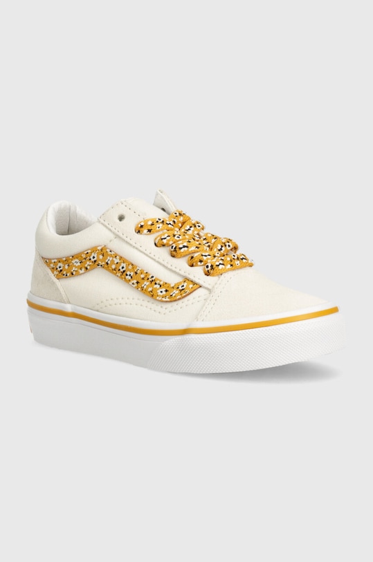 Dětské tenisky Vans Old Skool semišová kůže žlutá VN000CYV6GL1