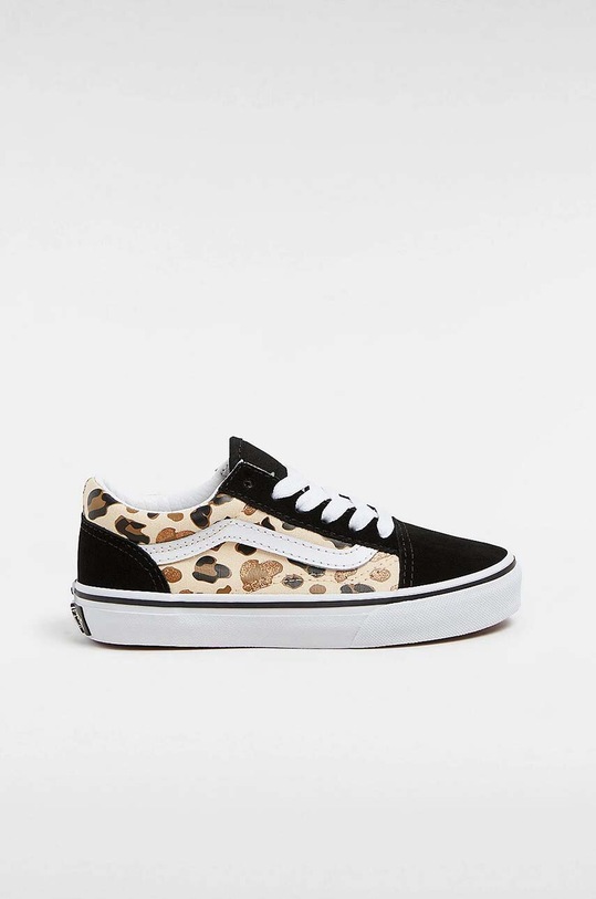 Vans tenisi copii Old Skool piele întoarsă negru VN000CYVYS81