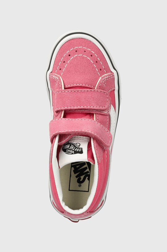 Vans adidasi de piele intoarsa pentru copii SK8-Mid Reissue roz VN000CZ5CHL1