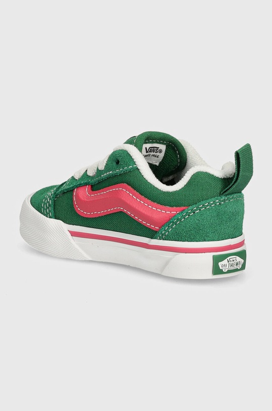 Dziewczynka Vans tenisówki dziecięce Knu Skool Elastic Lace VN000D0KBOC1 zielony