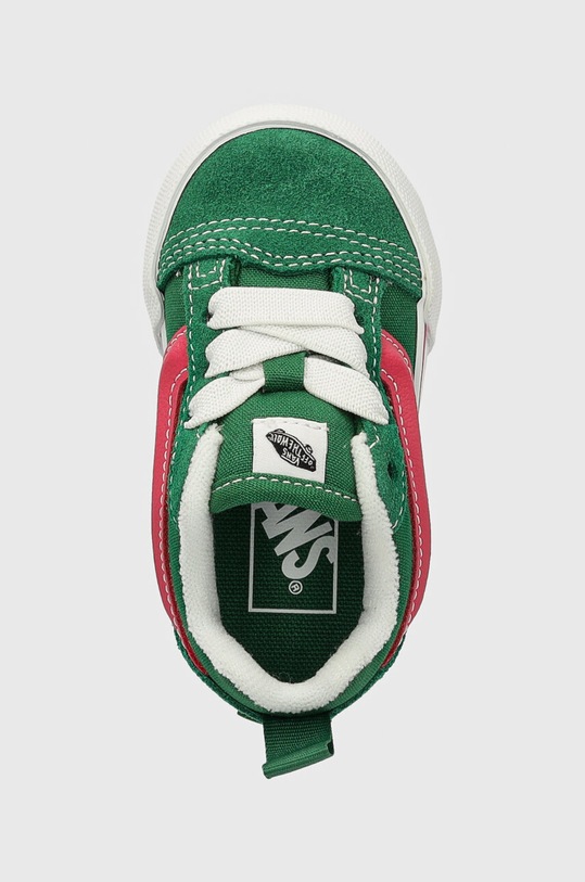 Vans tenisówki dziecięce Knu Skool Elastic Lace zielony VN000D0KBOC1