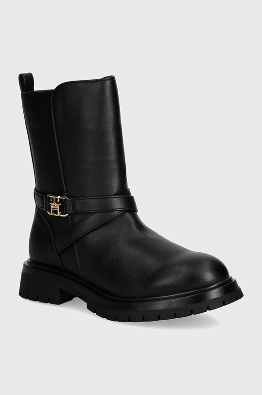 Дитячі черевики Tommy Hilfiger блискавка чорний T3A5.33574.35.40
