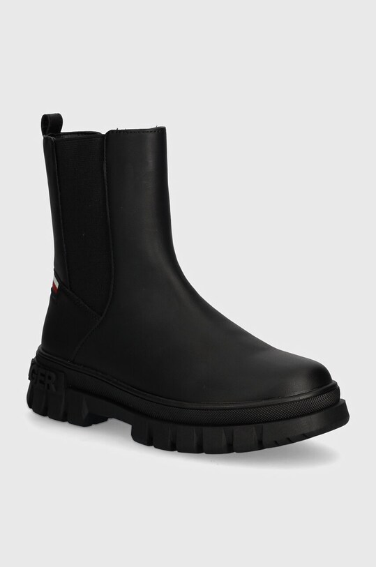 Dětské holínky Tommy Hilfiger nezateplené černá T3A5.33599.35.40