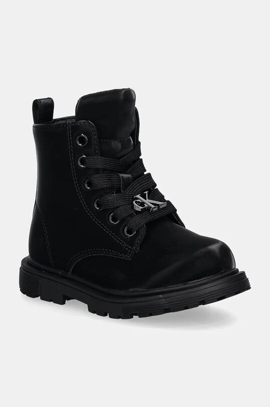 Дитячі черевики Calvin Klein Jeans синтетичний чорний V1A5.81010.