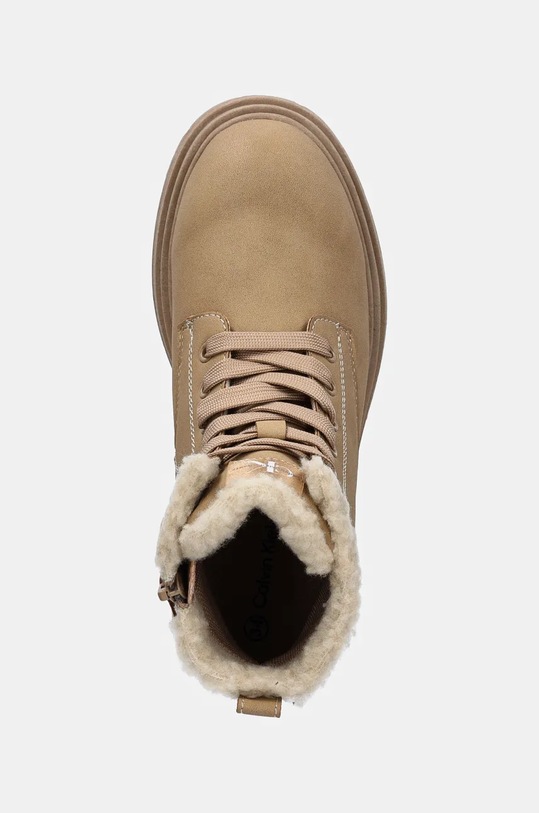 Calvin Klein Jeans gyerek téli csizma bézs V3A5.81020.28.34