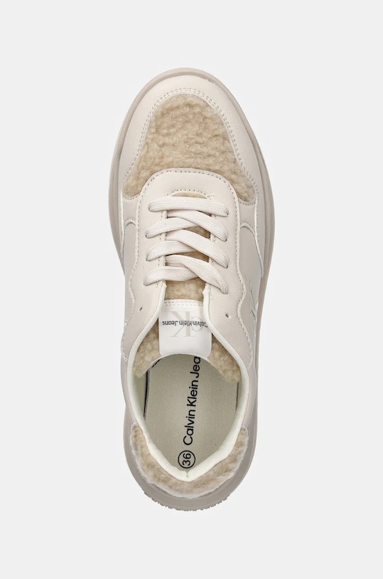 Calvin Klein Jeans sneakers pentru copii bej V3A9.80982.35.39