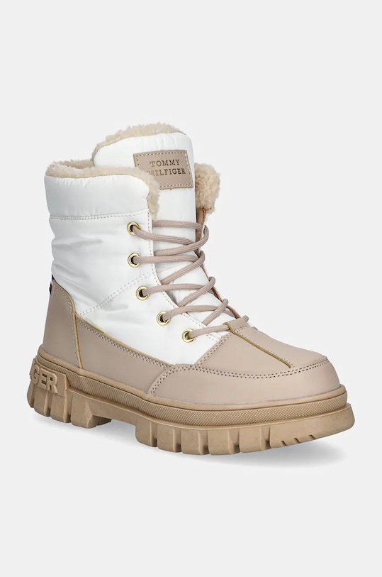 Детские зимние сапоги Tommy Hilfiger с утеплением бежевый T3A5.33609.35.40