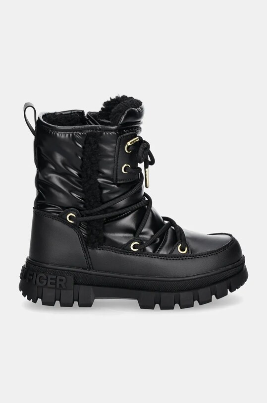 Tommy Hilfiger cizme de iarna pentru copii T3A5.33610.30.34 negru AW24