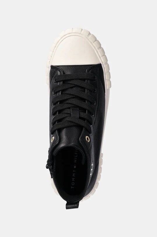 Детски високи кецове Tommy Hilfiger черен T3A9.33544.35.40