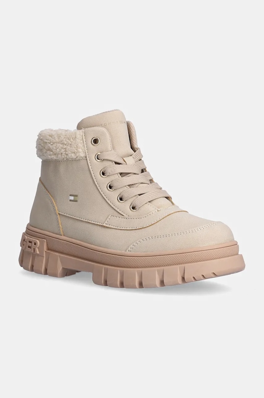 Zimní boty Tommy Hilfiger textilní béžová T1A5.33597.30.34