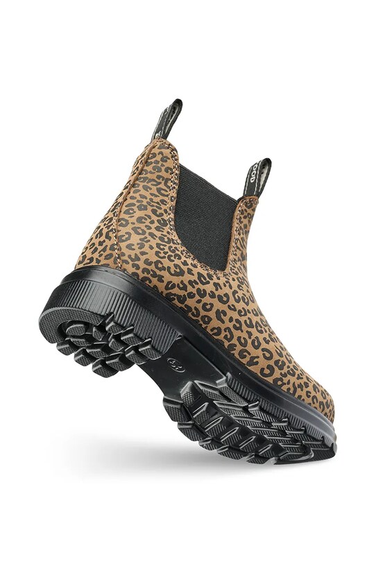 Liewood sztyblety nubukowe dziecięce Daria Leather Boot LW19371 zielony