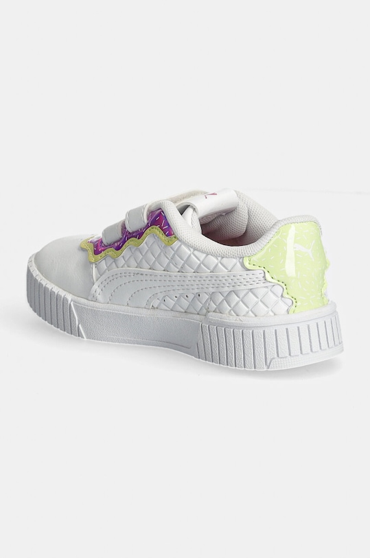 Dziewczynka Puma sneakersy dziecięce Carina 2.0 Trolls 2 398906 biały