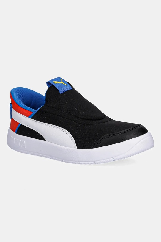 Παιδικά αθλητικά παπούτσια Puma Courtflex v3 SLIPTECH PS μικρό μαύρο 399734
