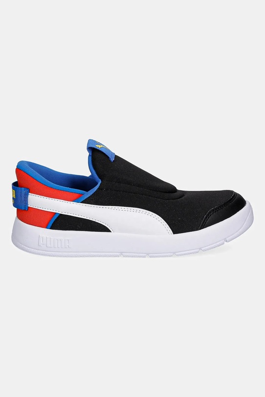 Παιδικά αθλητικά παπούτσια Puma Courtflex v3 SLIPTECH PS 399734 μαύρο AW24