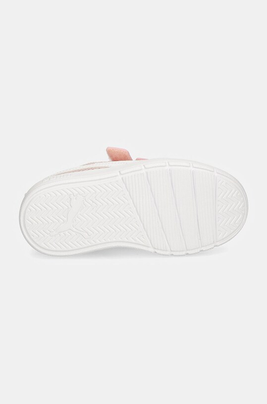 Puma sneakersy dziecięce Courtflex V3 Mesh PS 398085 różowy
