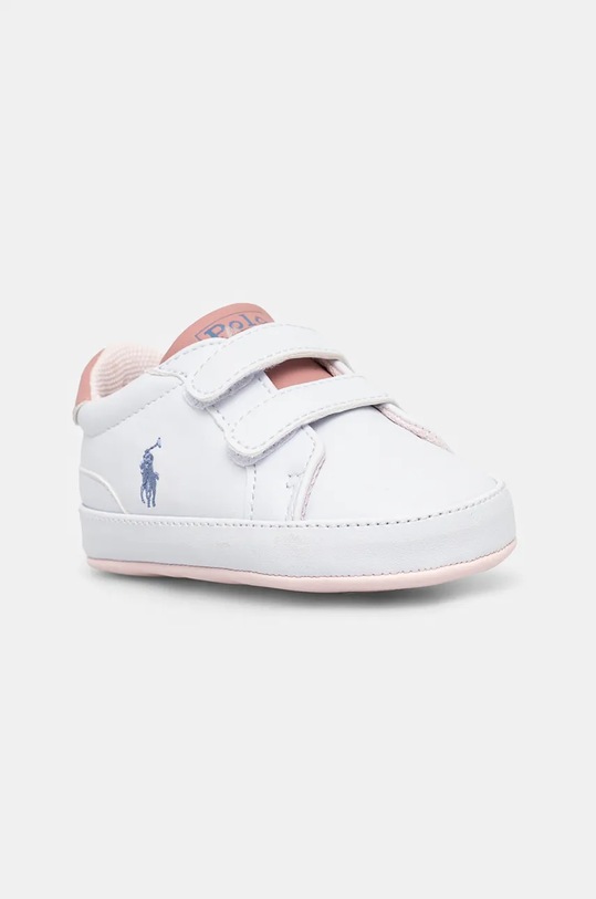 Παιδικά αθλητικά παπούτσια Polo Ralph Lauren HERITAGE COURT II EZ LAYETTE Βρεφικό προϊόν λευκό RL00989110