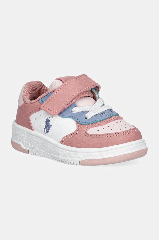 Παιδικά αθλητικά παπούτσια Polo Ralph Lauren MASTERS COURT PS μικρό ροζ RL01164650