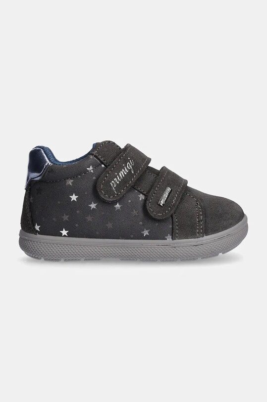 Primigi pantofi din piele intoarsa pentru copii 6850422.19.24 gri AW24