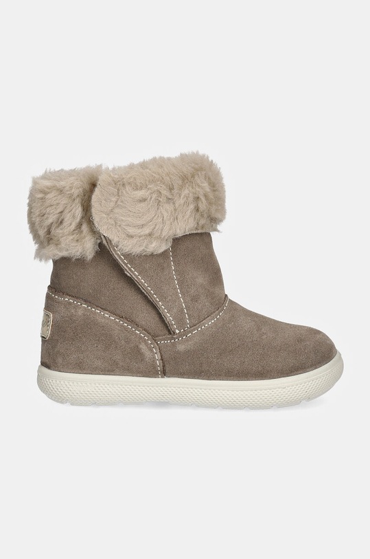 Παιδικές χειμερινές μπότες σουέτ Primigi 6850711.25.29 καφέ AW24