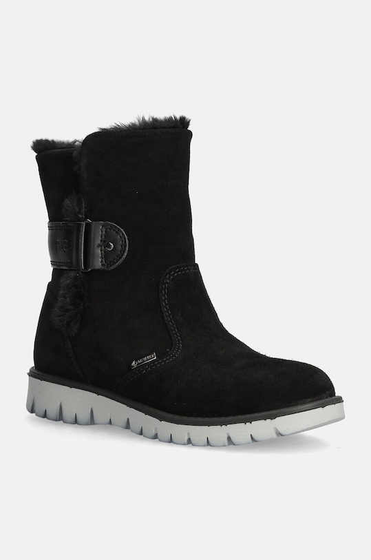 Primigi cizme de zapada din piele intoarsa izolat negru 6872400.31.35