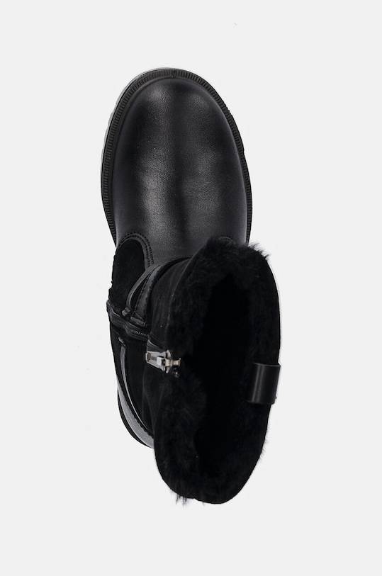 Παιδικές δερμάτινες χειμερινές μπότες Primigi μαύρο 6874611.27.30