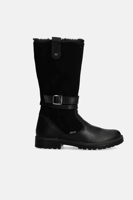 Primigi botki skórzane dziecięce 6874611.36.40 czarny AW24