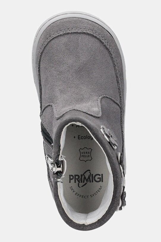Детские замшевые зимние ботинки Primigi серый 6902811