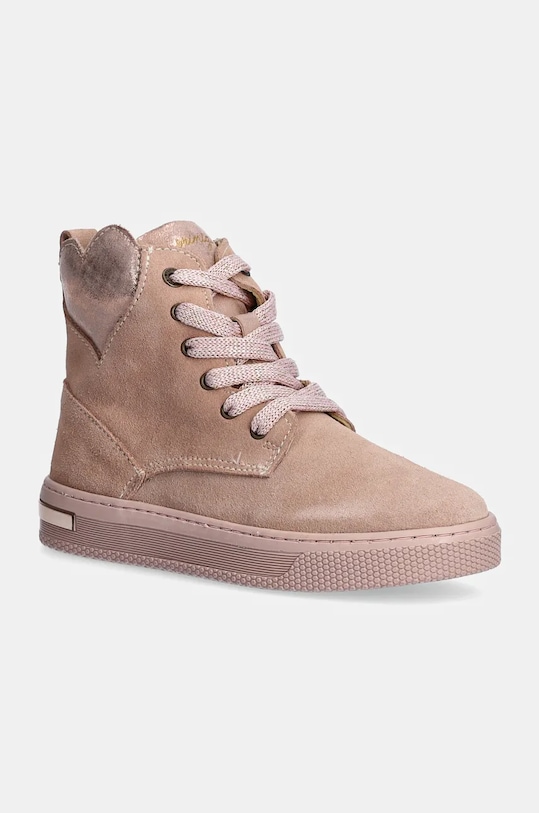 Primigi cizme de iarna pentru copii din piele intoarsa cu snur portocaliu 6930811.30.35