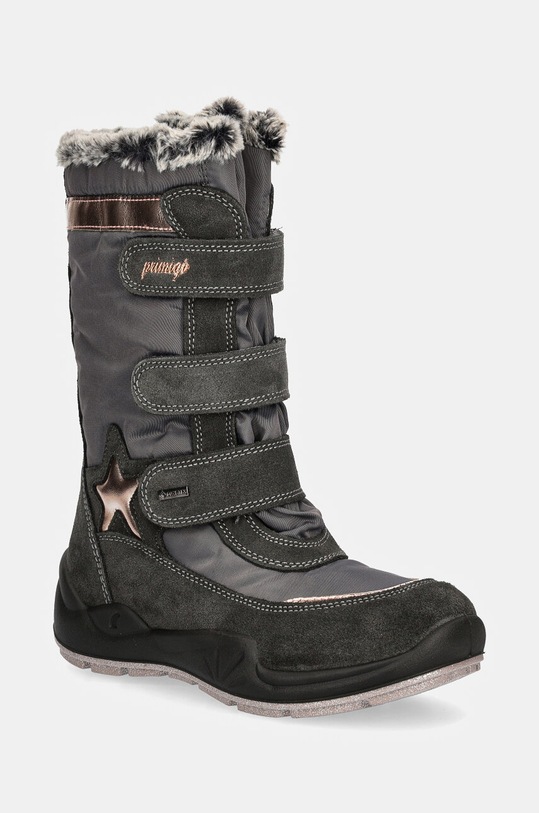 Primigi cizme de iarna pentru copii piele întoarsă gri 6878455.31.35