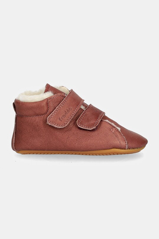 Кожаные кроссовки для младенцев Froddo PREWALKERS FURRY G1130013.G.22 розовый AW24