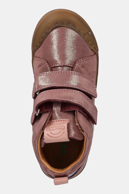 Froddo półbuty zamszowe dziecięce ROSARIO HIGH-TOP różowy G2110134.G.25.30